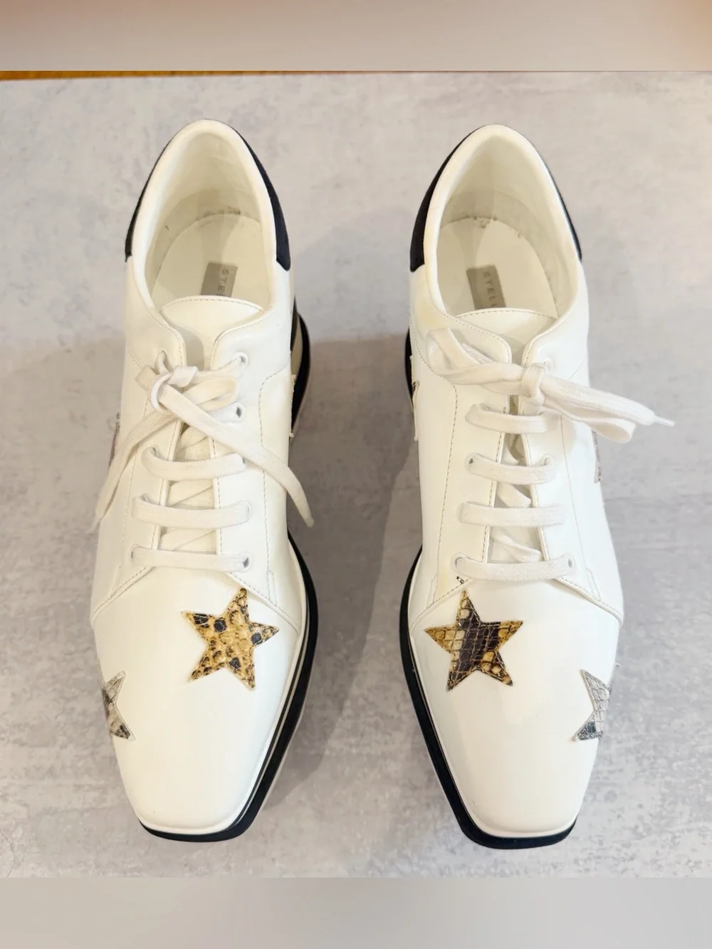 Stella McCartney Elyse star platform oxfords